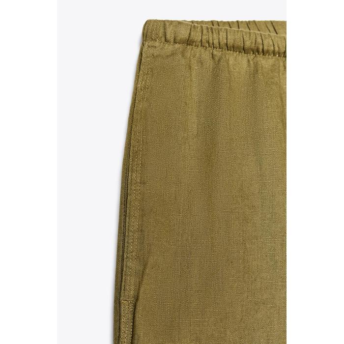 БРЮКИ ПАЛАЦЦО ИЗ 100% ЛЬНА ИЗ КОЛЛЕКЦИИ ZW COLLECTION