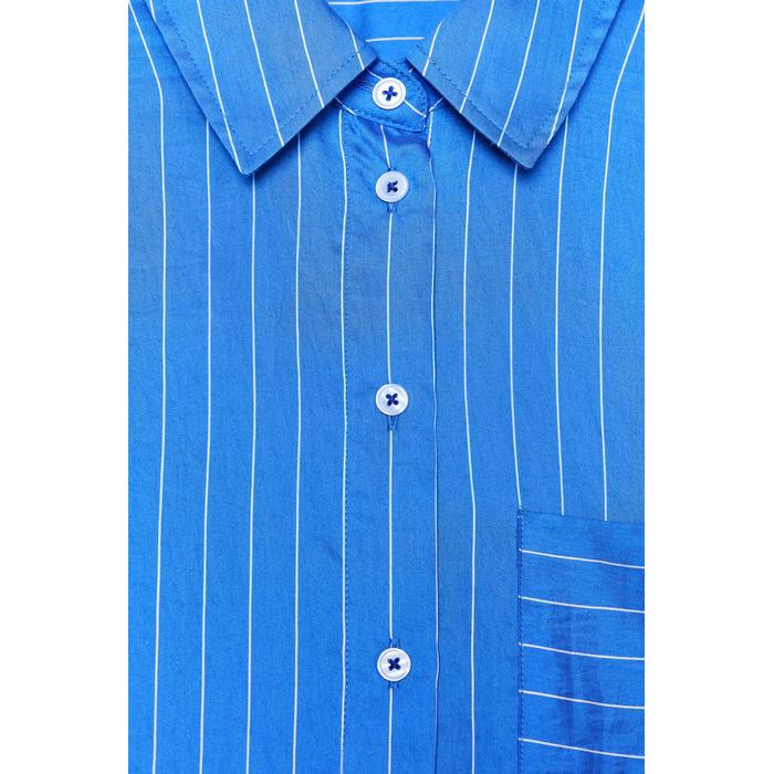 РУБАШКА В ПОЛОСКУ ОВЕРСАЙЗ ИЗ КОЛЛЕКЦИИ ZW COLLECTION