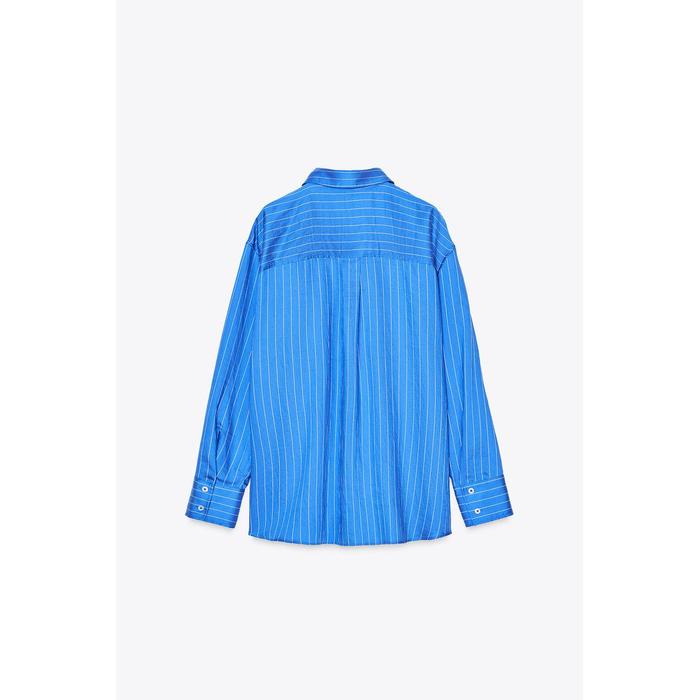 РУБАШКА В ПОЛОСКУ ОВЕРСАЙЗ ИЗ КОЛЛЕКЦИИ ZW COLLECTION