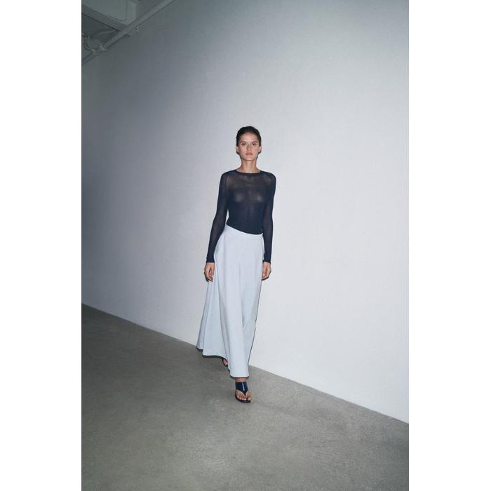 РАСКЛЕШЕННАЯ ЮБКА НА ПУГОВИЦАХ ИЗ КОЛЛЕКЦИИ ZARA WOMAN COLLECTION