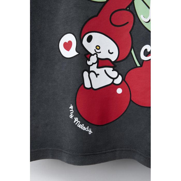 ФУТБОЛКА С ЭФФЕКТОМ СТИРКИ MY MELODY © SANRIO