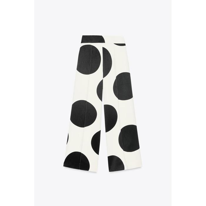 ШИРОКИЕ БРЮКИ В ГОРОШЕК ИЗ КОЛЛЕКЦИИ ZW COLLECTION