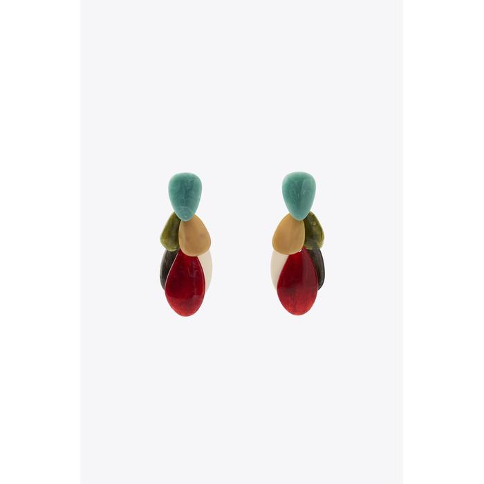 СЕРЬГИ ИЗ НЕСКОЛЬКИХ ЧАСТЕЙ СМОЛЫ