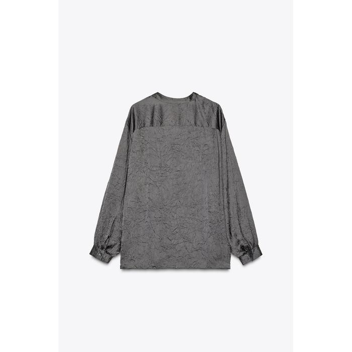 РУБАШКА С ЭФФЕКТОМ ПОМЯТОСТИ ИЗ КОЛЛЕКЦИИ ZW COLLECTION