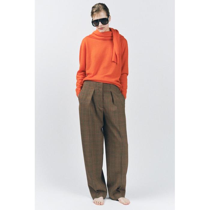 БРЮКИ В КЛЕТКУ С ШТОПКОЙ ИЗ КОЛЛЕКЦИИ ZW COLLECTION