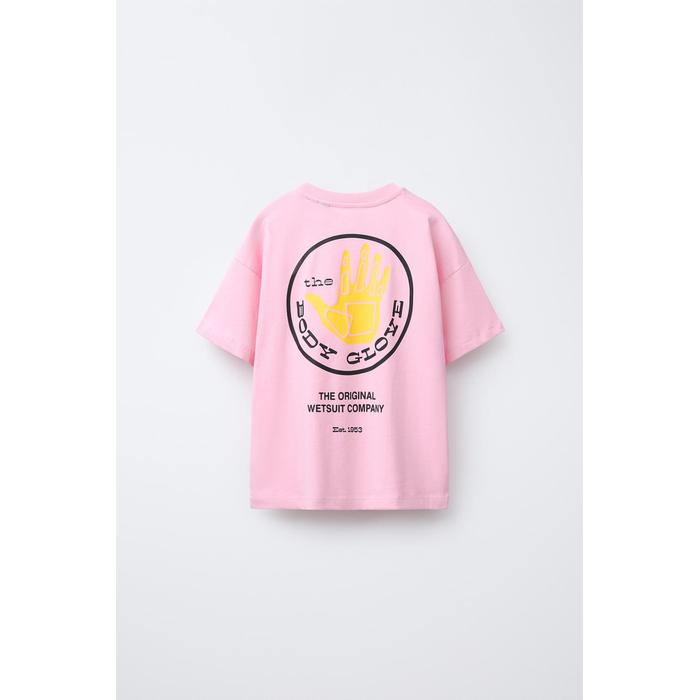 LOVE ФУТБОЛКА С РЕЛЬЕФНЫМ ПРИНТОМ ZARA X BODY G®