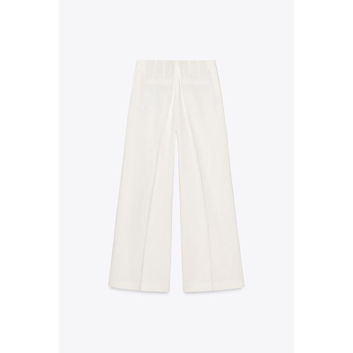 БРЮКИ ИЗ ЛЬНЯНОЙ СМЕСИ С ШТОПКОЙ ИЗ КОЛЛЕКЦИИ ZW COLLECTION