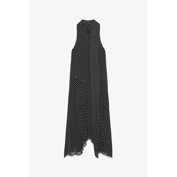 ПЛАТЬЕ В ГОРОШЕК НА БРЕТЕЛЯХ ИЗ КОЛЛЕКЦИИ ZW COLLECTION