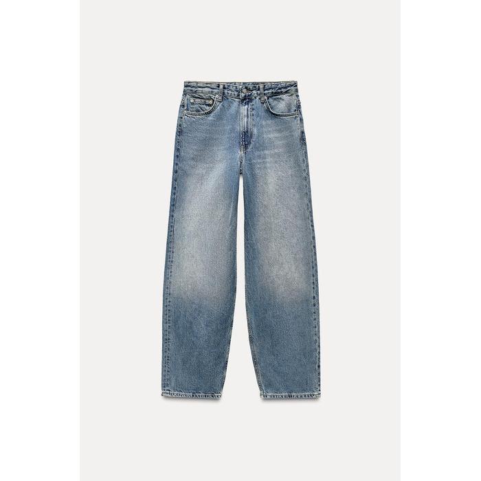МЕШКОВАТЫЕ ДЖИНСЫ СО СРЕДНЕЙ ТАЛИЕЙ ИЗ КОЛЛЕКЦИИ ZW COLLECTION