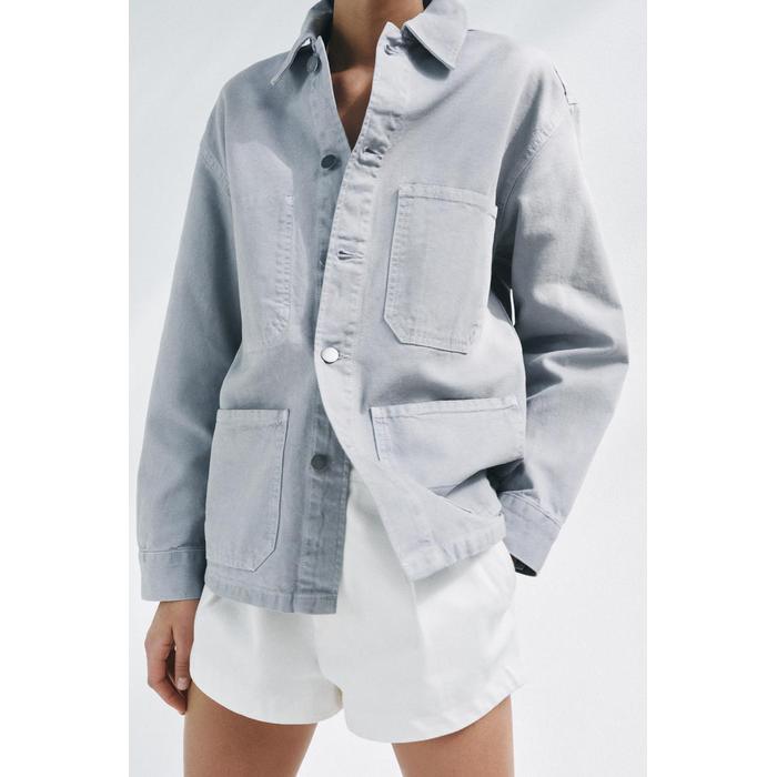 ВЕРХНЯЯ РУБАШКА С КАРМАНАМИ ИЗ КОЛЛЕКЦИИ ZARA WOMAN