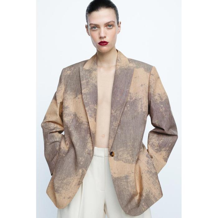БЛЕЙЗЕР С МИНИМАЛИСТИЧНЫМ ПРИНТОМ ИЗ КОЛЛЕКЦИИ ZW COLLECTION
