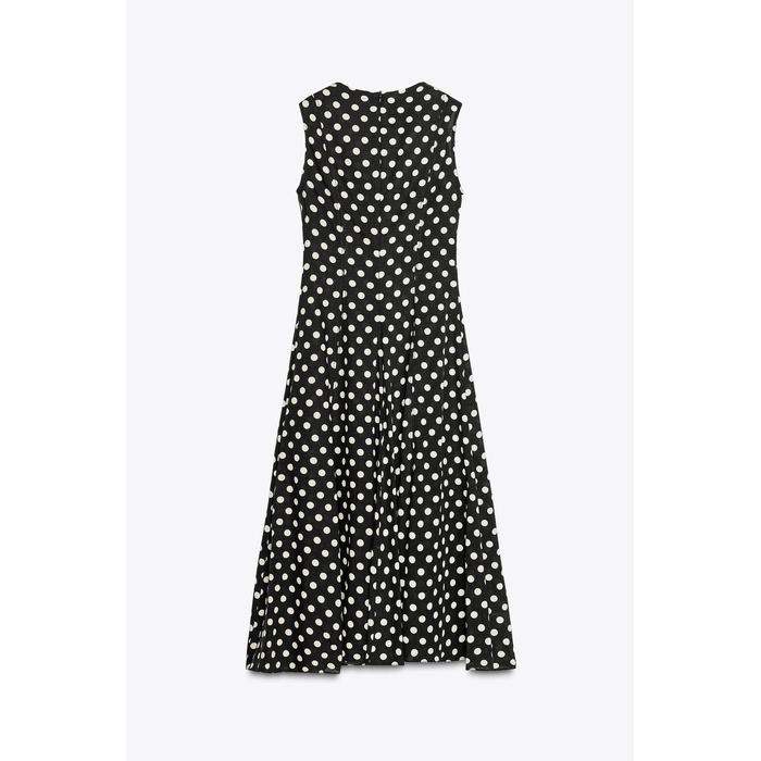 ПЛАТЬЕ МИДИ В ГОРОШЕК ИЗ КОЛЛЕКЦИИ ZW COLLECTION