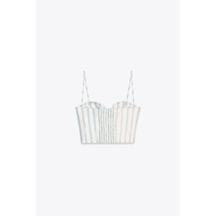 КОРСЕТНЫЙ ТОП В ПОЛОСКУ ИЗ КОЛЛЕКЦИИ ZW COLLECTION