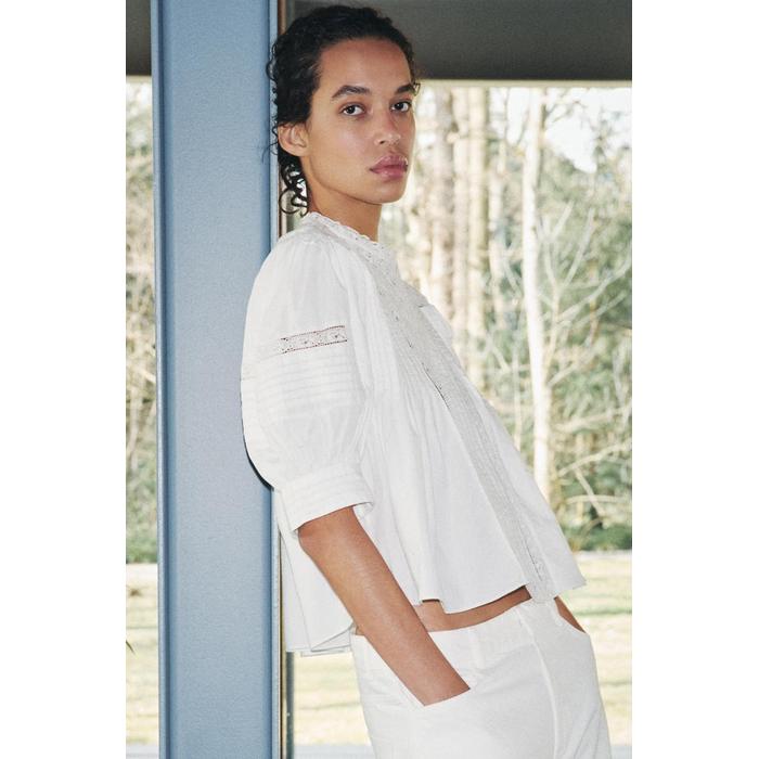 КРУЖЕВНАЯ БЛУЗКА ИЗ КОЛЛЕКЦИИ ZW COLLECTION