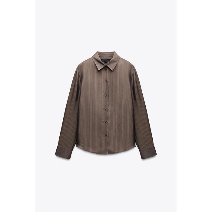 ЖАККАРДОВАЯ РУБАШКА В ПОЛОСКУ ИЗ КОЛЛЕКЦИИ ZW COLLECTION