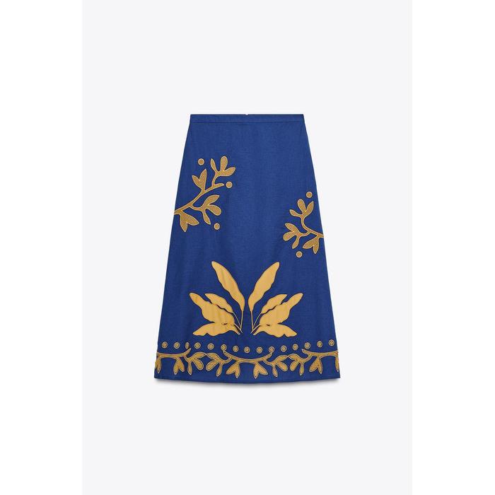 ДЛИННАЯ ЮБКА С ВЫШИВКОЙ ИЗ КОЛЛЕКЦИИ ZW COLLECTION