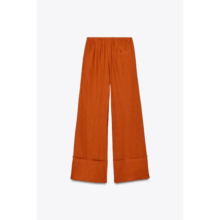 БРЮКИ ПАЛАЦЦО ИЗ 100% ЛЬНА ИЗ КОЛЛЕКЦИИ ZW COLLECTION