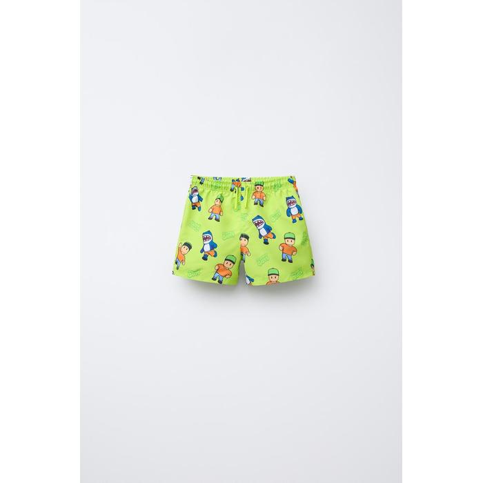 6-14 ЛЕТ/ STUMBLE GUYS ™ © ПЛАВАТЕЛЬНЫЕ ШОРТЫ SCOPELY