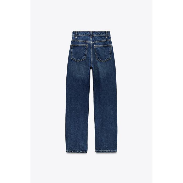 ДЖИНСЫ TRF С MOM FIT ВЫСОКОЙ ТАЛИЕЙ