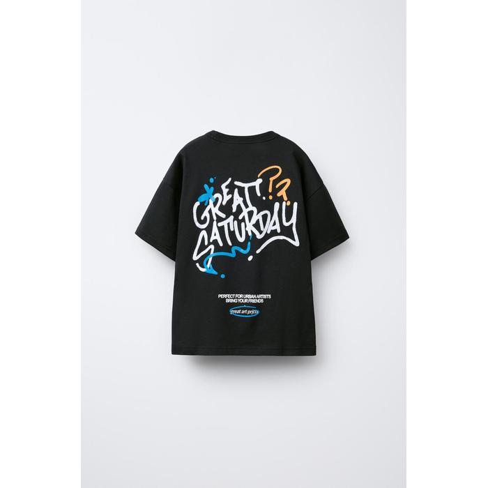 EX ФУТБОЛКА С НАДПИСЬЮ GRAFFITI T-SHIRT