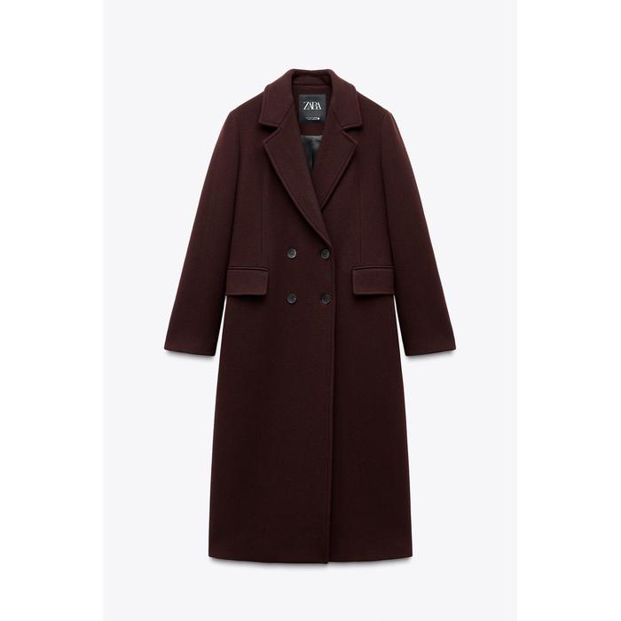 ДВУБОРТНОЕ ПОЛУШЕРСТЯНОЕ ПАЛЬТО ИЗ КОЛЛЕКЦИИ ZW COLLECTION