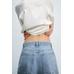 RELAXED ДЖИНСЫ OVERSIZE С ЗАВЫШЕННОЙ ТАЛИЕЙ И СТРАЗАМИ