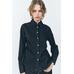 ДЖИНСОВАЯ РУБАШКА В СКЛАДКУ ИЗ КОЛЛЕКЦИИ ZW COLLECTION