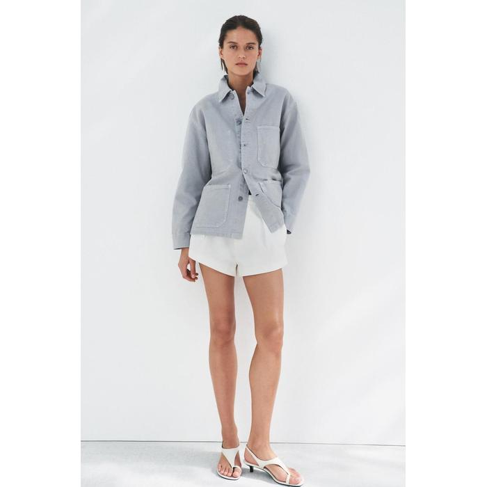 ВЕРХНЯЯ РУБАШКА С КАРМАНАМИ ИЗ КОЛЛЕКЦИИ ZARA WOMAN