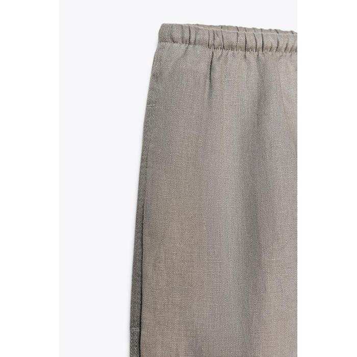 БРЮКИ ПАЛАЦЦО ИЗ 100% ЛЬНА ИЗ КОЛЛЕКЦИИ ZW COLLECTION