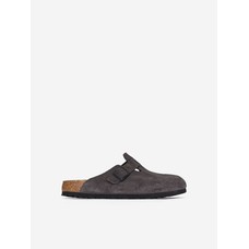 Замшевые босоножки Birkenstock Boston