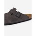 Замшевые босоножки Birkenstock Boston