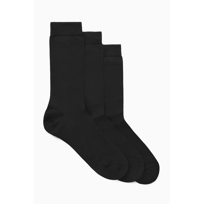 3 упаковки мерсеризованных хлопчатобумажных носков