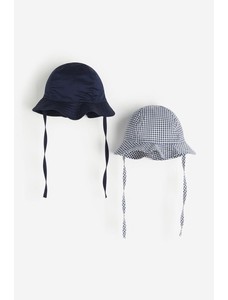 2 упаковки хлопчатобумажных солнцезащитных шляп