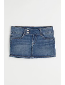 джинсовая мини-юбка