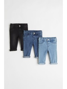 3 комплекта комфортных эластичных джинсов Skinny Fit