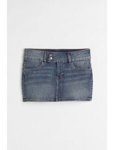 джинсовая мини-юбка