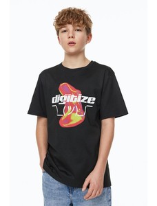 Хлопчатобумажная футболка с принтом