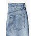 узкие прямые джинсы с высокими