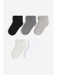 5 упаковок противоскользящих махровых носков