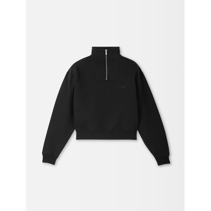 Zip-up sweater цвет: Чёрный