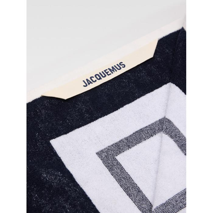 Полотенце Jacquemus Cruise цвет: Palm tree white/blue