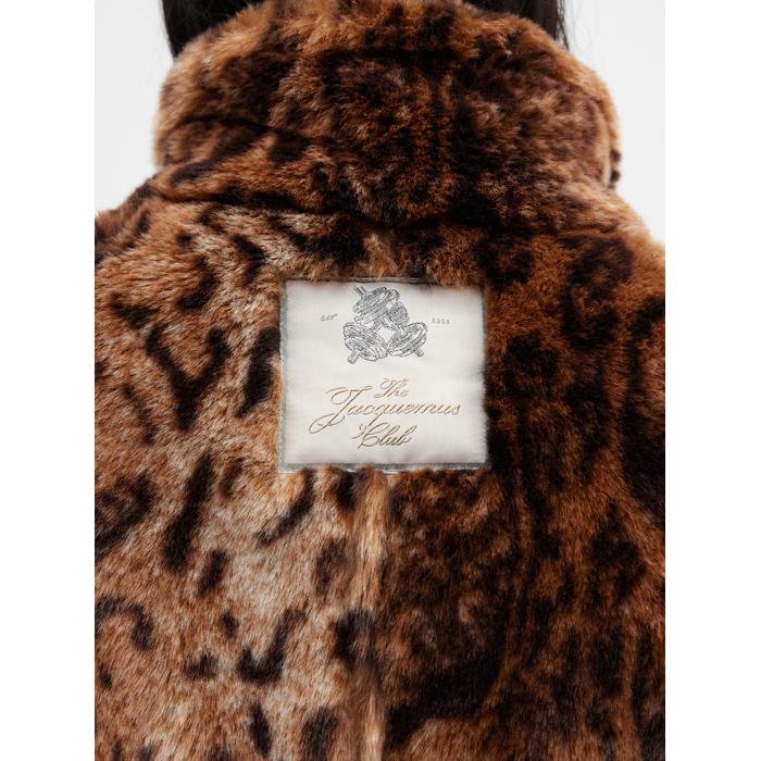Куртка из искусственного леопарда цвет: Leopard