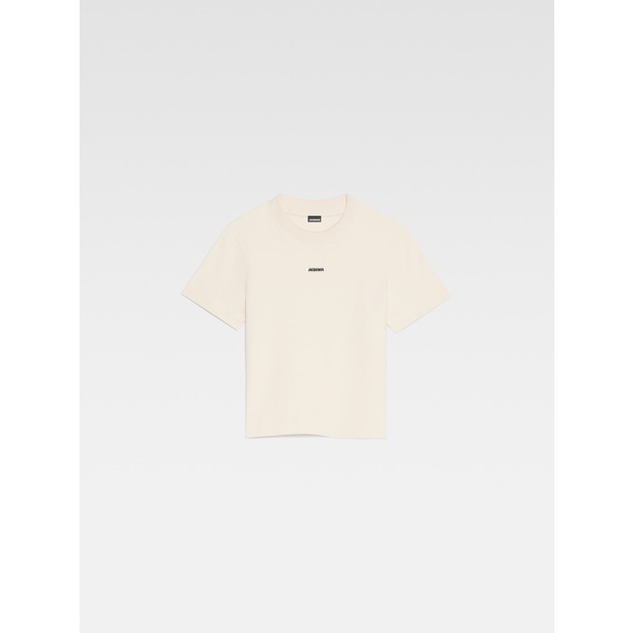 Grosgrain logo t-shirt цвет: Светло-бежевый