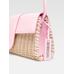 Wicker flap bag цвет: Pale pink
