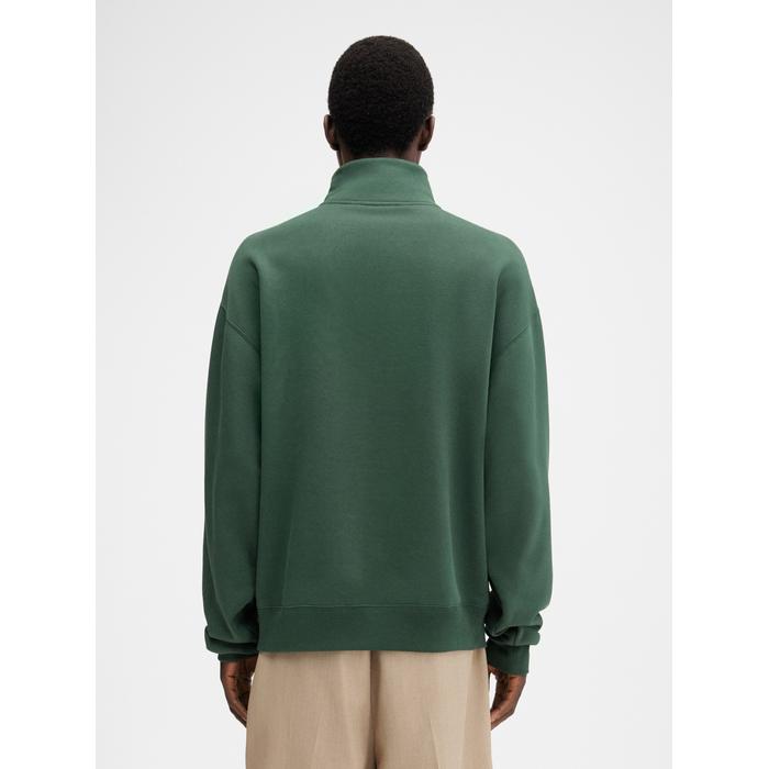 Свитер на молнии цвет: Dark green 2