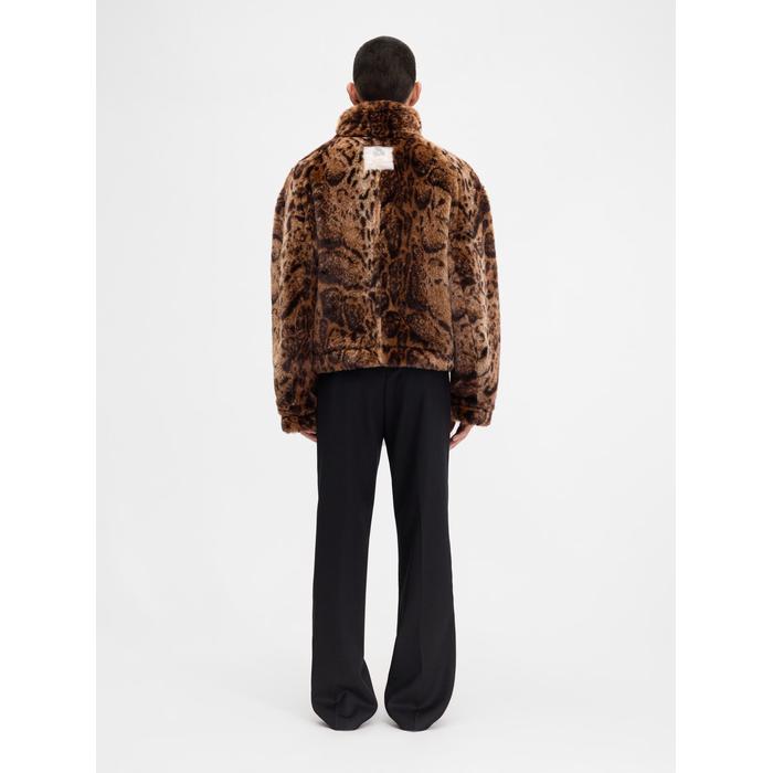 Куртка из искусственного леопарда цвет: Leopard