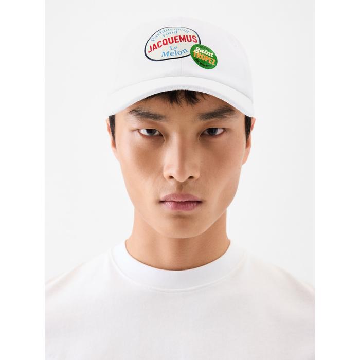 Logo cap - sold exclusively online and in our Saint-Tropez pop-up store цвет: St tropez melon white