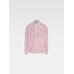 Рубашка в полоску с длинными рукавами цвет: Jacquard business logo stripes red / white