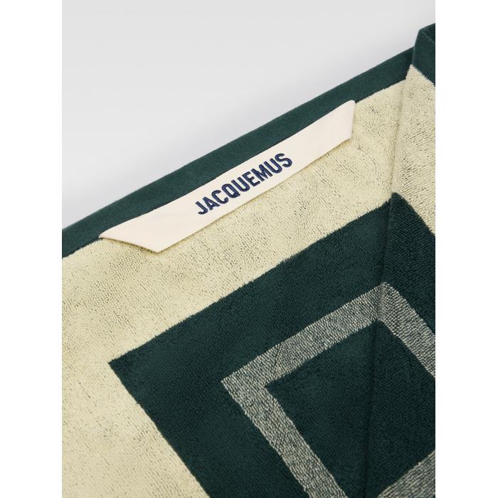 Полотенце Jacquemus Cruise цвет: Palm tree green / light yellow
