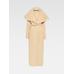 Длинное пальто из овечьей шерсти цвет: Pale yellow